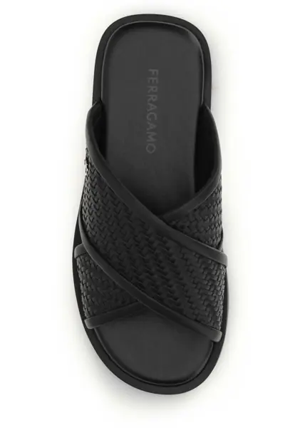 Sandale Ferragamo Gancini Sandals NERO Barbati (BM 19758968) 4