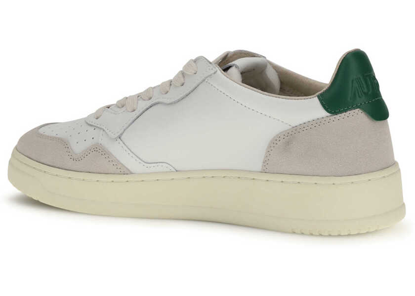 Sneakers AUTRY Medalist Low Sneakers LEATHER/SUEDE WHITE/AMAZON Barbati (BM 19758986) 3