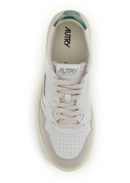 Sneakers AUTRY Medalist Low Sneakers LEATHER/SUEDE WHITE/AMAZON Barbati (BM 19758986) 4