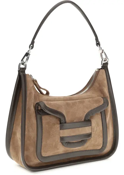 Genti de umar PIERRE HARDY Alpha Day Miss Shoulder Bag SUEDE CALF CALF BROWN Femei (BM 19758992) 2