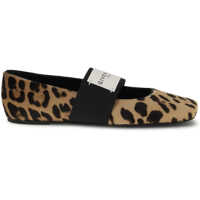 Balerini Givenchy Leopard print Sliced Square Ballerinas
