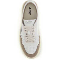 Incaltaminte pentru Barbati pagina 45 - Sneakers AUTRY Medalist Low Sneakers SOFT LEATHER/SUEDE WHITE/ANTILOPE Barbati (BM 19759019) - B-mall.ro