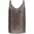 Brunello Cucinelli Sleeveless scoop-neck Top DARK BROWN