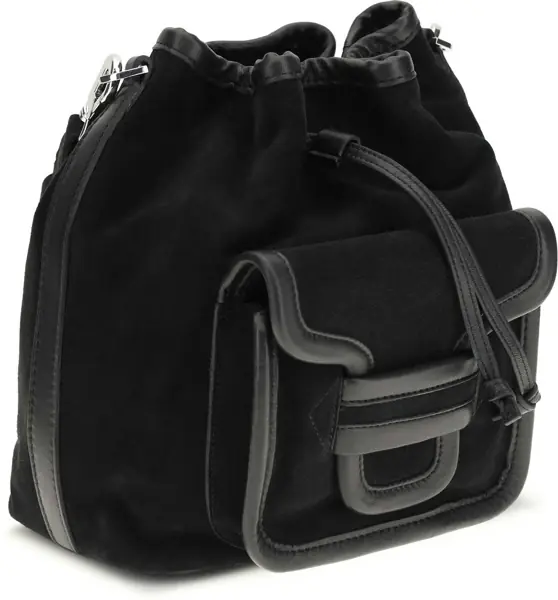 Genti de mana PIERRE HARDY Alpha Bucket Bag SUEDE CALF CALF BLACK Femei (BM 19759046) 2