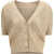 Ermanno Scervino Short-sleeved Cardigan LARK/NICOTINA
