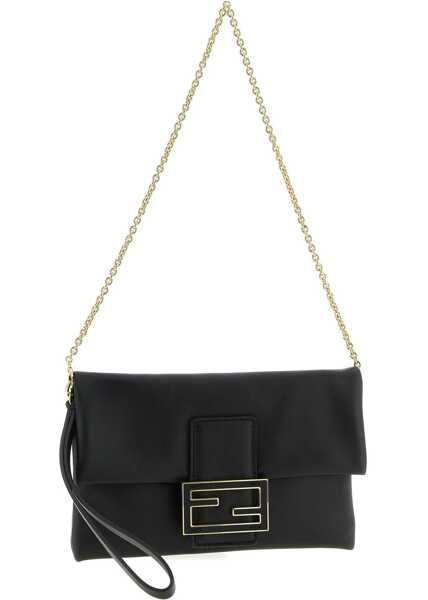 Genti plic Fendi Mamma Baguette Clutch Bag NEROORO SOFT Femei (BM 19759052) 3