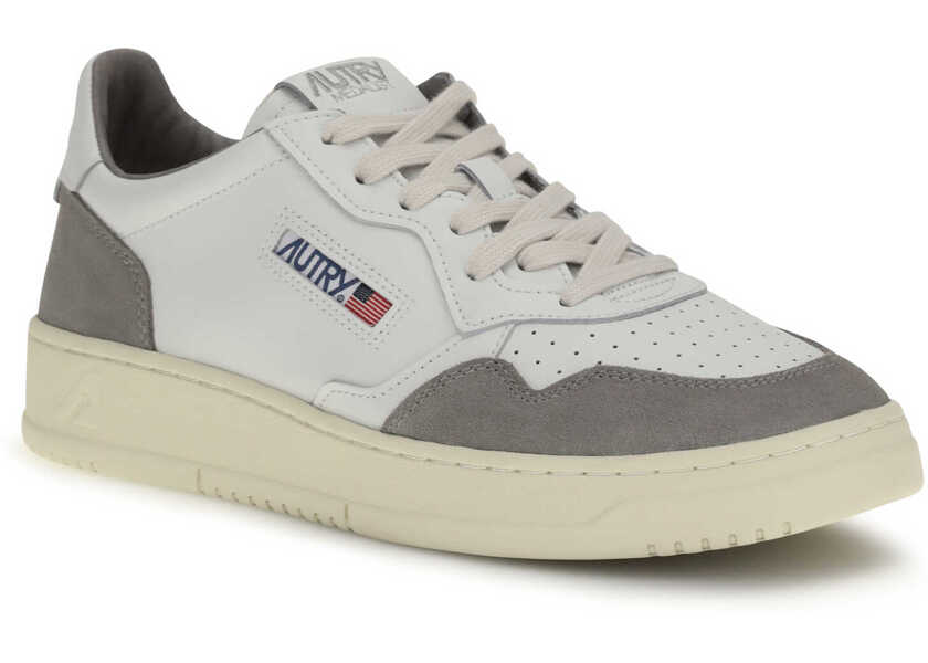 Sneakers AUTRY Medalist Low Sneakers SOFT LEATHER/SUEDE WHITE/VAPOR Barbati (BM 19759058) 2
