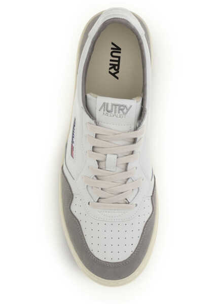 Sneakers AUTRY Medalist Low Sneakers SOFT LEATHER/SUEDE WHITE/VAPOR Barbati (BM 19759058) 4