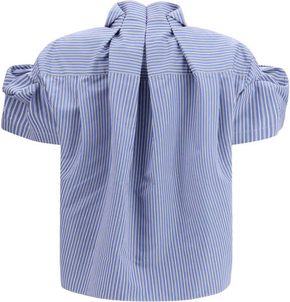Camasi casual Sacai Striped poplin Shirt BLUE STRIPE Femei (BM 19759061) 2