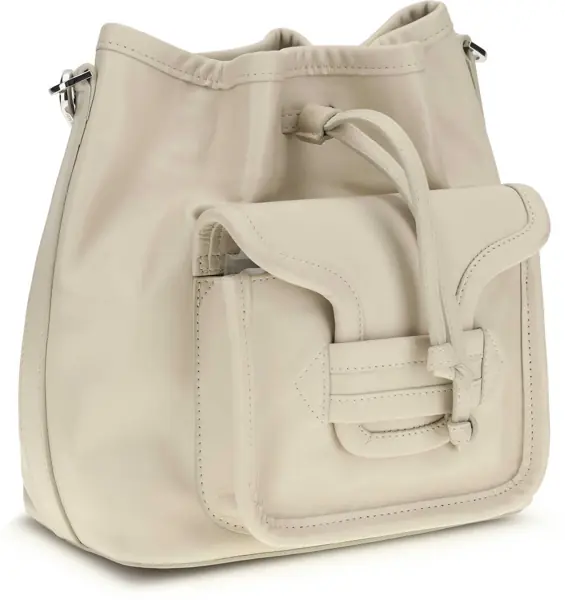 Genti de mana PIERRE HARDY Alpha Bucket Bag CALF OFF WHITE Femei (BM 19759070) 2