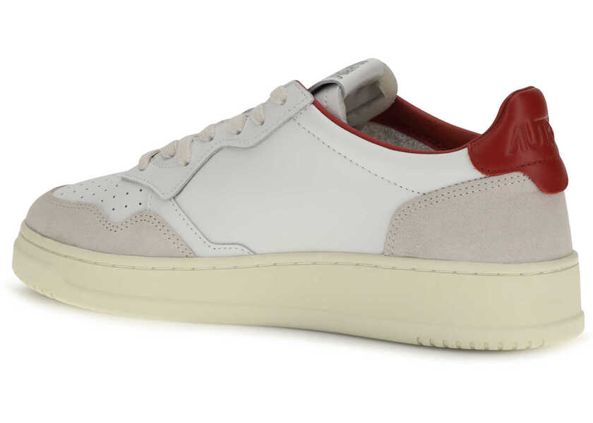 Sneakers AUTRY Medalist Low Sneakers MATCH/SUEDE WHITE/RED Barbati (BM 19759082) 3