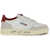 AUTRY Medalist Low Sneakers MATCH/SUEDE WHITE/RED