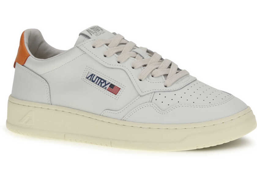 Sneakers AUTRY Leather Sneakers LEATHER/LEATHER PARSIMMON ORANGE Barbati (BM 19759097) 2