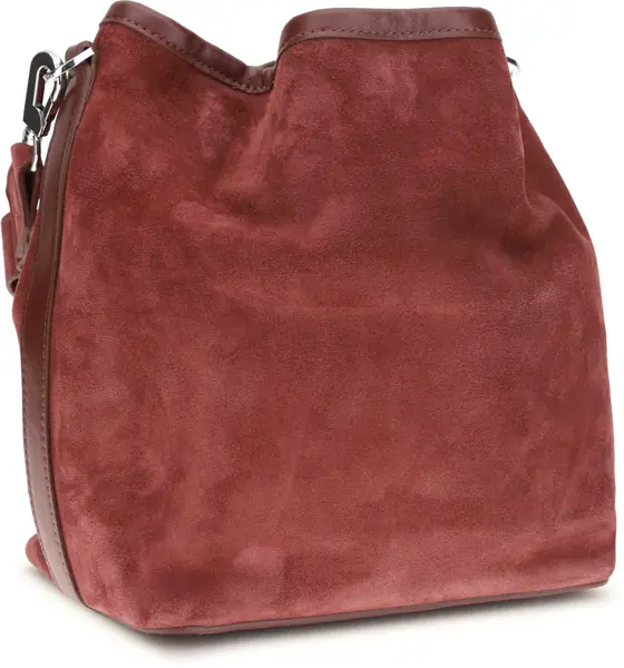 Genti de mana PIERRE HARDY Alpha Bucket Bag SUEDE CALF CALF CARMINE BURGUNDY Femei (BM 19759103) 3