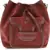 PIERRE HARDY Alpha Bucket Bag SUEDE CALF CALF CARMINE BURGUNDY
