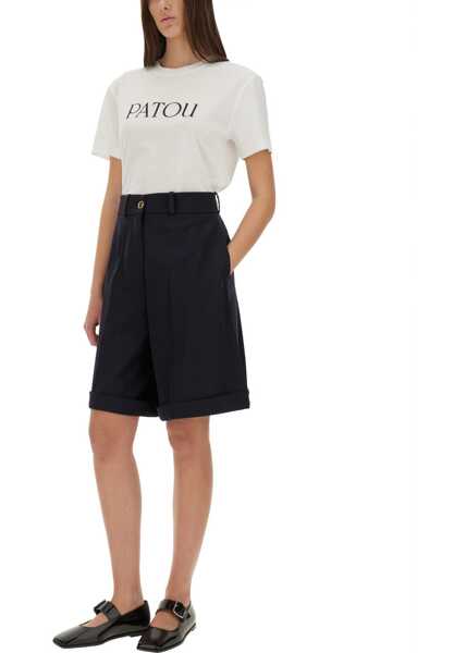 Tricouri Patou T-Shirt Con Stampa Logo WHITE Femei (BM 19759169) 4