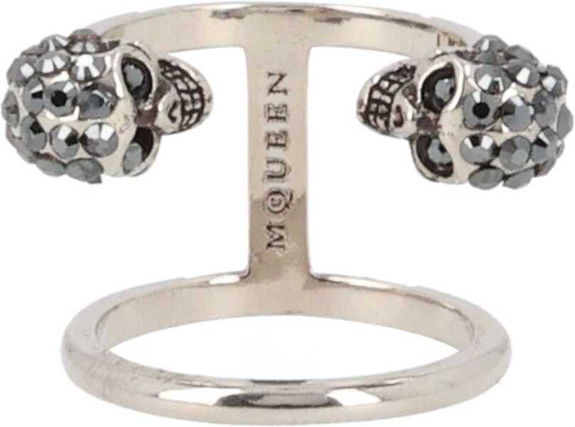Inele Alexander McQueen Skull Ring SILVER Femei (BM 19759181) 2