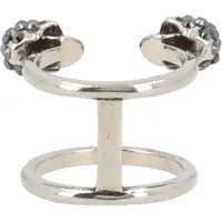 Inele Alexander McQueen Dama - Inele Alexander McQueen Skull Ring SILVER Femei (BM 19759181) - B-mall.ro