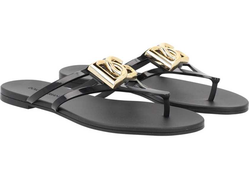 Sandale Dolce & Gabbana Slide With Logo BLACK Femei (BM 19759196) 2