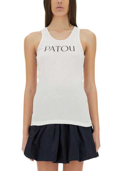 Tricouri Patou T-Shirt Con Stampa Logo WHITE Femei (BM 19759208) 2