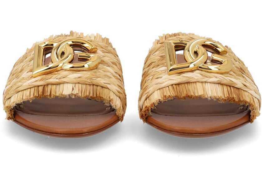 Sandale Dolce & Gabbana Sandal With Logo BEIGE Femei (BM 19759211) 3