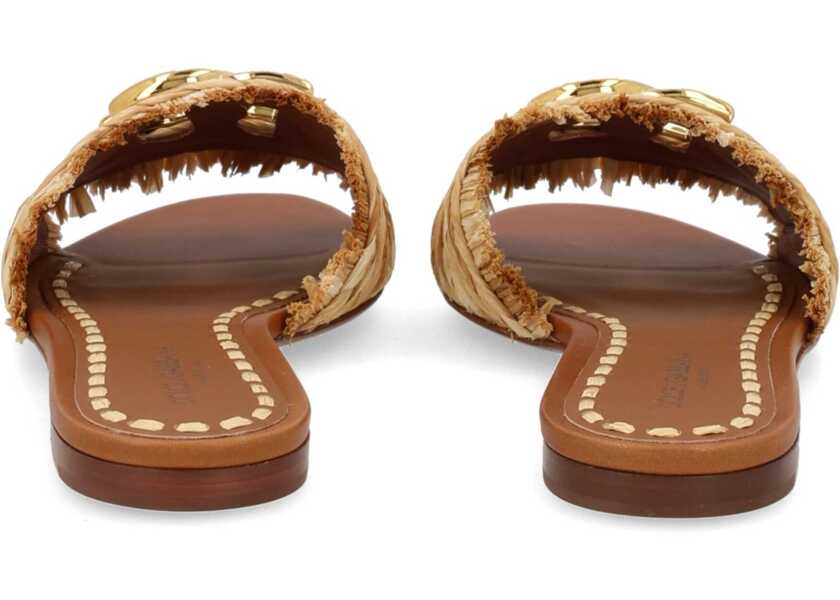 Sandale Dolce & Gabbana Sandal With Logo BEIGE Femei (BM 19759211) 4