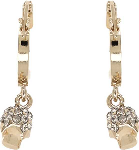 Cercei Alexander McQueen Skull Hoop Earrings GOLD Femei (BM 19759274) 2