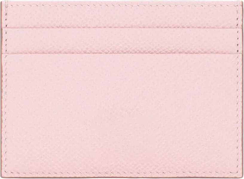 Portofele Dolce & Gabbana Leather Card Holder PINK Femei (BM 19759286) 2