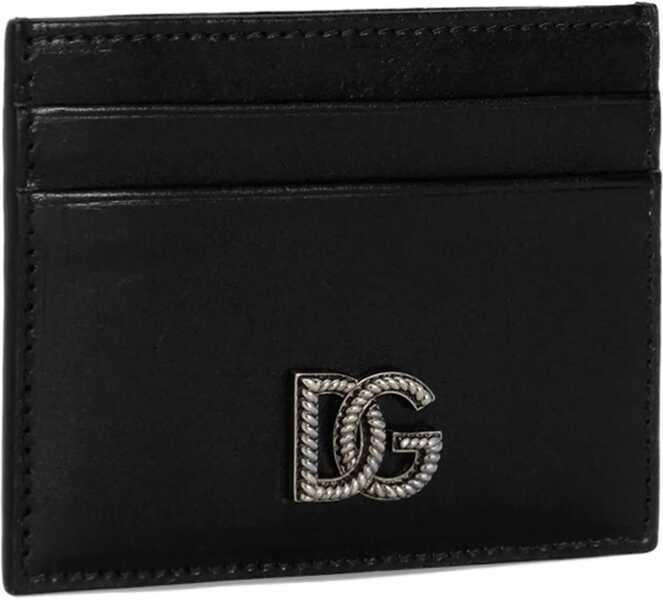 Portofele Dolce & Gabbana Card Holder With Logo BLACK Barbati (BM 19759295) 3