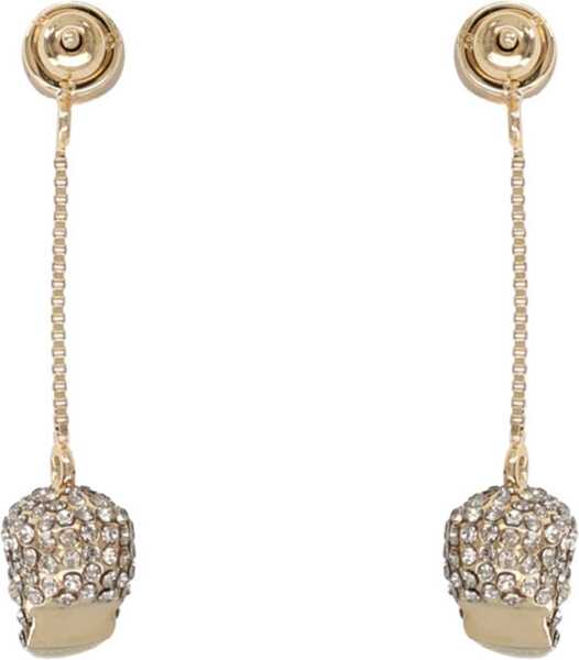 Cercei Alexander McQueen Skull Dangle Earrings GOLD Femei (BM 19759307) 2