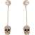 Alexander McQueen "Skull" Dangle Earrings GOLD