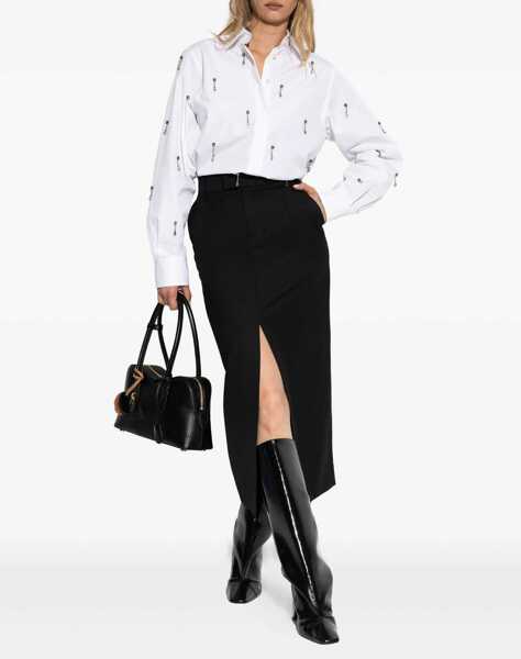 Bluze Stella McCartney Shirt With Crystals WHITE Femei (BM 19759319) 2