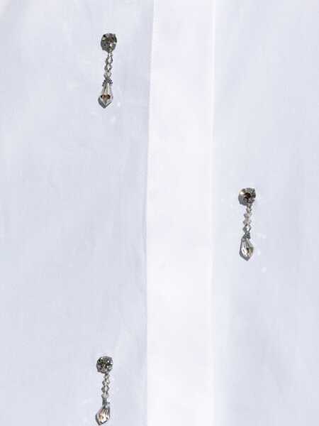 Bluze Stella McCartney Shirt With Crystals WHITE Femei (BM 19759319) 5