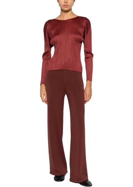 Tricouri PLEATS PLEASE ISSEY MIYAKE Monthly Colors T-Shirt RED Femei (BM 19759322) 2