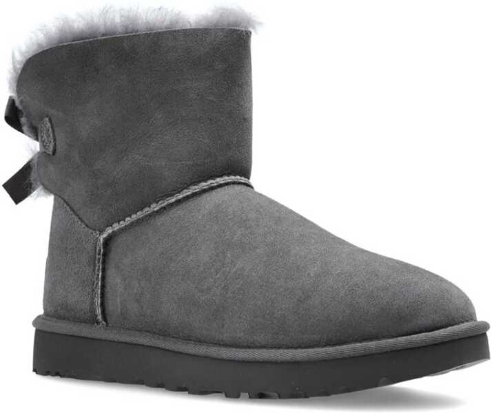 Cizme scurte UGG Mini Bailey Bow Ii Boot GREY Femei (BM 19759337) 2
