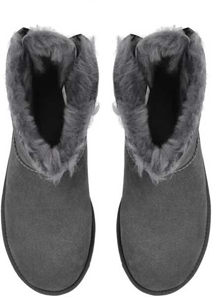 Cizme scurte UGG Mini Bailey Bow Ii Boot GREY Femei (BM 19759337) 3