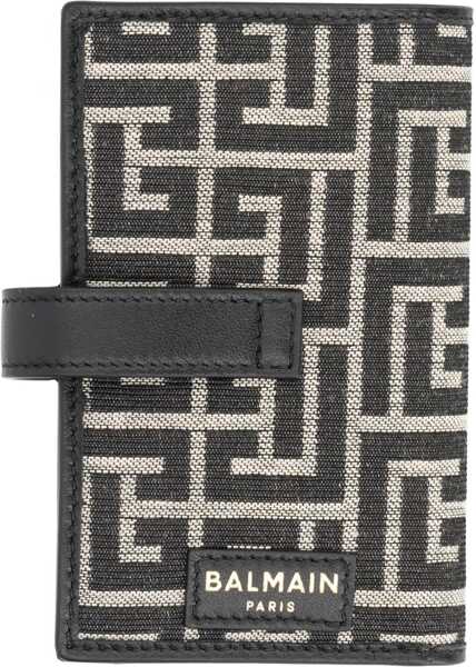 Portofele Balmain Monogram Card Holder With Padlock MULTICOLOUR Barbati (BM 19759343) 2