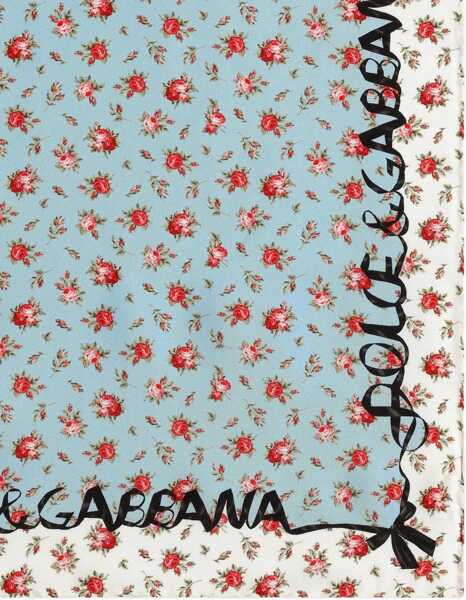 Esarfe Dolce & Gabbana Silk Scarf BABY BLUE Femei (BM 19759346) 2