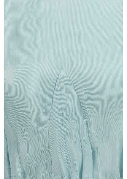 Topuri GONGDID DESIGN Short-sleeved pleated Top MINT Femei (BM 19759568) 3