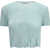 GONGDID DESIGN Short-sleeved pleated Top MINT