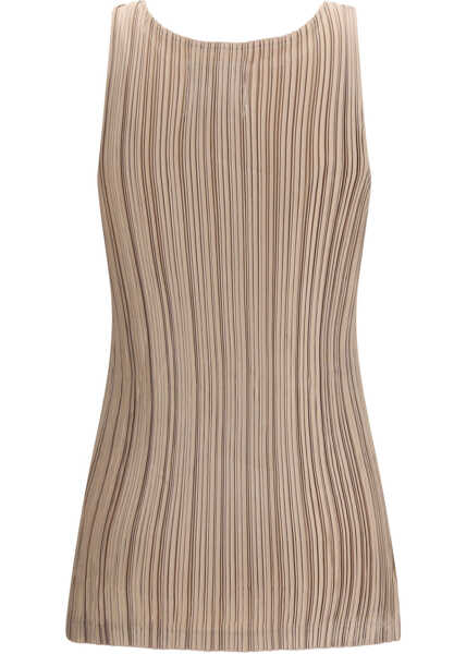 Topuri GONGDID DESIGN Wavy sleeveless Top BEIGE Femei (BM 19759580) 2