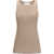 GONGDID DESIGN Wavy sleeveless Top BEIGE