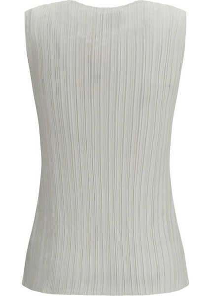 Veste casual GONGDID DESIGN Wavy Vest WHITE Femei (BM 19759595) 2