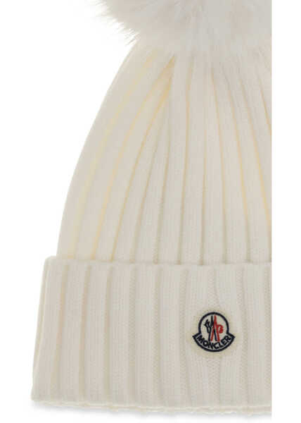 Sepci Moncler Wool Hat with pom pom NATURAL Femei (BM 19759607) 3