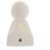 Moncler Wool Hat with pom pom NATURAL