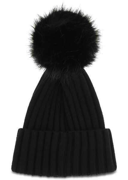 Sepci Moncler Wool Hat with pom pom BLACK Femei (BM 19759619) 2