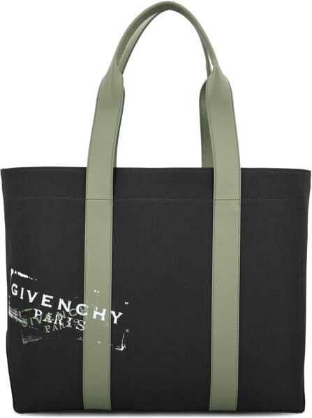 Genti de mana Givenchy Canvas Tote Bag BLACK Barbati (BM 19759649) 2