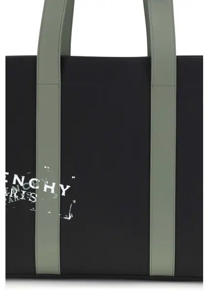 Genti de mana Givenchy Canvas Tote Bag BLACK Barbati (BM 19759649) 4