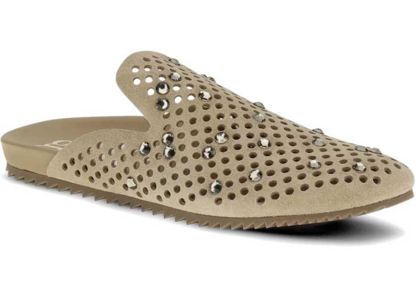 Sandale Pedro Garcia Braidy Mules Shoes DIJON CASTORO-GREIGE Femei (BM 19759670) 2