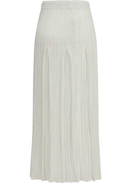 Fuste GONGDID DESIGN Wave Skirt WHITE Femei (BM 19759676) 2